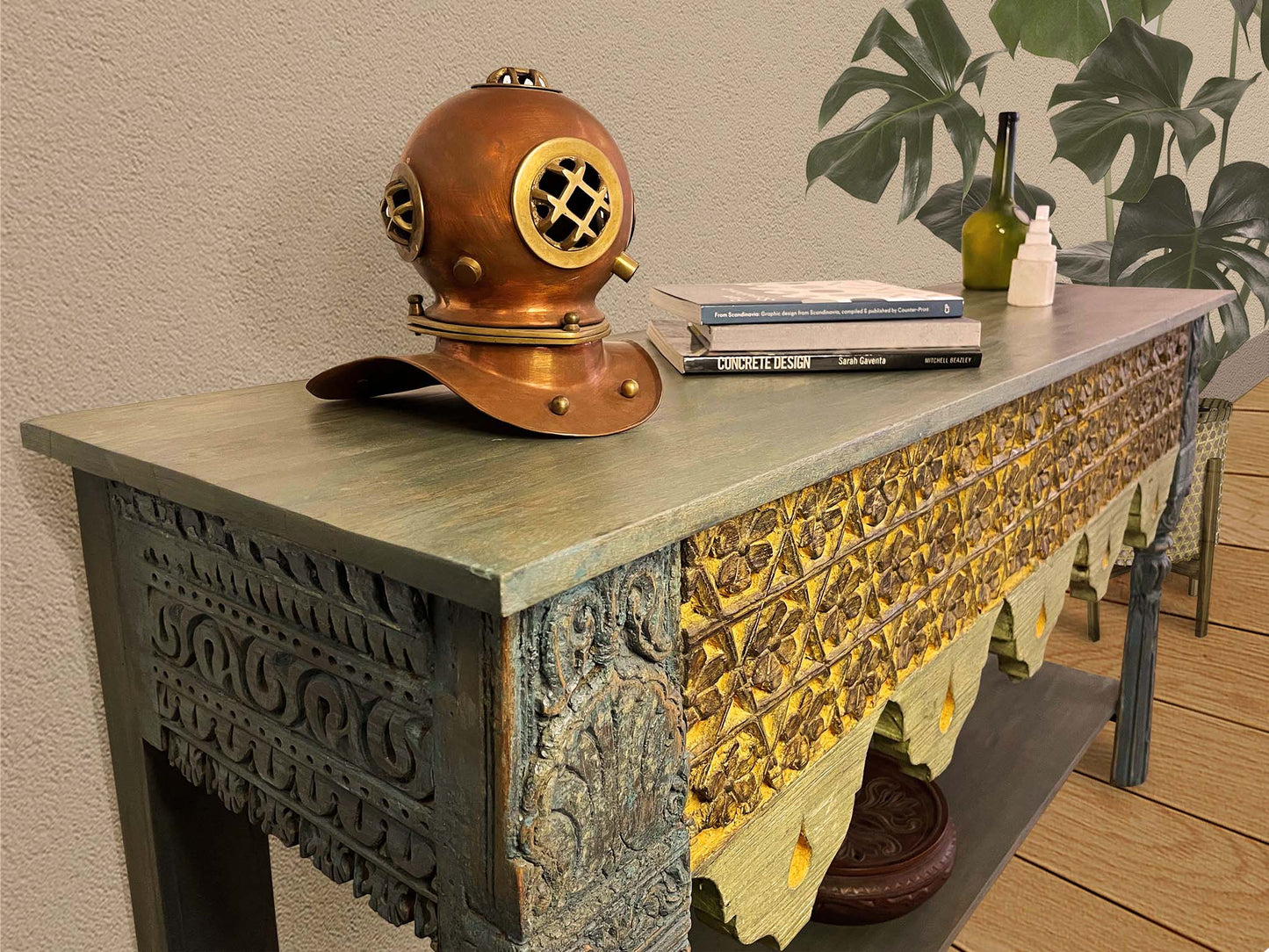 Morning Glory Console Table