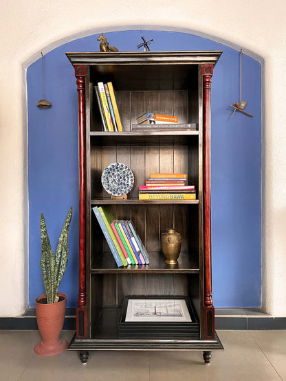 Wooden book shelf